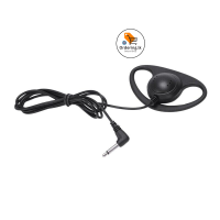 QUANBU Mono Headphone Headphone | Single earphone with flexible wire | jack for Laptop PC Skype VoIP ICQ